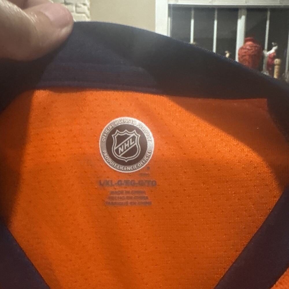 NHL Edmonton Oilers Jersey Stitched Youth Size Large/ X-Large - Picture 4 of 5
